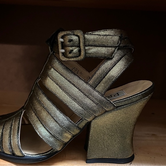 Vintage Précis Italian Heeled Sandal Size 7 - Picture 3 of 4